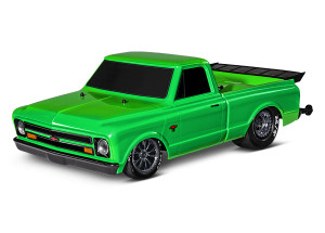 Drag Slash with 1967 ChevroletÆ C10 Truck Body: 1/10 Scale 2WD Drag Racing Truck with TQiô Traxxas Linkô Enabled 2.4GHz Radio System & Traxxas Stability Management (TSM)Æ 94376-74-GRN Drag Slash with 1967 ChevroletÆ C10 Truck Body: 1/10 Scale 2WD Drag Racing Truck with TQiô Traxxas Linkô Enabled 2.4GHz Radio System & Traxxas Stability Management (TSM)Æ 94376-74-GRN