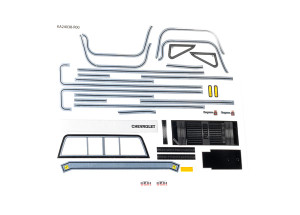 Decal sheet, 1/18 scale TRX-4Mô Chevrolet K10 Monster Truck (1979) Decal sheet, 1/18 scale TRX-4Mô Chevrolet K10 Monster Truck (1979)