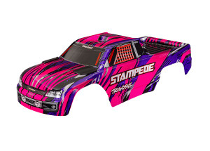 Body, StampedeÆ (also fits StampedeÆ VXL), pink (painted, decals applied) (assembled with front & rear body mounts for clipless mounting) 3620A-PINK Body, StampedeÆ (also fits StampedeÆ VXL), pink (painted, decals applied) (assembled with front & rear body mounts for clipless mounting) 3620A-PINK