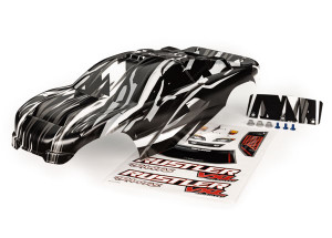 Body, RustlerÆ VXL, ProGraphixÆ (graphics are printed, requires paint & final color application)/ decal sheet Body, RustlerÆ VXL, ProGraphixÆ (graphics are printed, requires paint & final color application)/ decal sheet