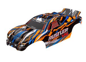 Body, RustlerÆ VXL, orange (painted, decals applied) 3726T Body, RustlerÆ VXL, orange (painted, decals applied) 3726T