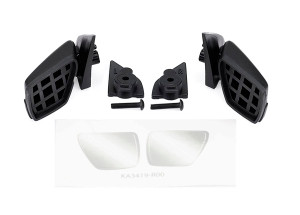 Side mirrors (left & right)/ mirror mounts (left & right)/ 3x14mm BCS (2)†(attaches to #10111 body) Side mirrors (left & right)/ mirror mounts (left & right)/ 3x14mm BCS (2)†(attaches to #10111 body)