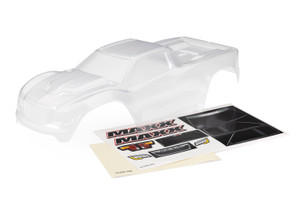 Body, MaxxÆ, heavy duty (clear, requires painting)/ window masks/ decal sheet (fits MaxxÆ with extended chassis (352mm wheelbase)) Body, MaxxÆ, heavy duty (clear, requires painting)/ window masks/ decal sheet (fits MaxxÆ with extended chassis (352mm wheelbase))