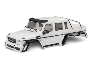 Body, Mercedes-BenzÆ G 63Æ, complete (gloss white metallic) (includes grille, side mirrors, door handles, & windshield wipers) Body, Mercedes-BenzÆ G 63Æ, complete (gloss white metallic) (includes grille, side mirrors, door handles, & windshield wipers)