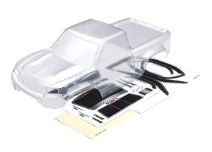Body, TRX-4Æ Sport (clear, trimmed, die-cut for clipless mounting, requires painting)/ window masks/ decal sheet Body, TRX-4Æ Sport (clear, trimmed, die-cut for clipless mounting, requires painting)/ window masks/ decal sheet