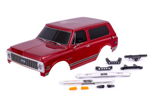 Body, Chevrolet Blazer (1972), complete, red (painted) (includes grille, side mirrors, door handles, windshield wipers, front & rear bumpers, clipless mounting) (requires #8072X inner fenders) Body, Chevrolet Blazer (1972), complete, red (painted) (includes grille, side mirrors, door handles, windshield wipers, front & rear bumpers, clipless mounting) (requires #8072X inner fenders)