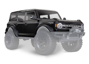 Body, Ford Bronco, complete, Shadow Black (painted) (includes grille, side mirrors, door handles, fender flares, windshield wipers, spare tire mount, & clipless mounting) (requires #8080X inner fenders) Body, Ford Bronco, complete, Shadow Black (painted) (includes grille, side mirrors, door handles, fender flares, windshield wipers, spare tire mount, & clipless mounting) (requires #8080X inner fenders)