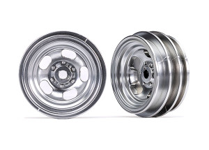 Wheels, 1.0" (satin chrome) (2) 9869