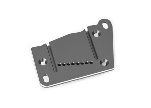 Motor mount cap, 6061-T6 aluminum (gray-anodized) Motor mount cap, 6061-T6 aluminum (gray-anodized)