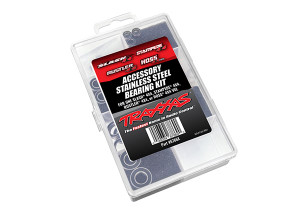 Ball bearing kit, stainless steel, SlashÆ 4X4/StampedeÆ 4X4/RustlerÆ 4X4/HossÆ 4X4 VXL (complete) Ball bearing kit, stainless steel, SlashÆ 4X4/StampedeÆ 4X4/RustlerÆ 4X4/HossÆ 4X4 VXL (complete)