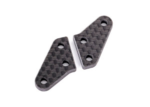 Steering block arms, carbon fiber (2) (fits #9635 series & 9637 series steering blocks)