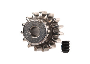 Gear, 15-T pinion (32-pitch) (fits 3mm shaft)/ set screw