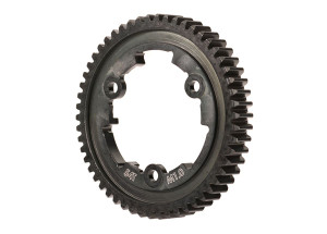 Spur gear, 54-tooth (machined, hardened steel) (wide face, 1.0 metric pitch) Spur gear, 54-tooth (machined, hardened steel) (wide face, 1.0 metric pitch)