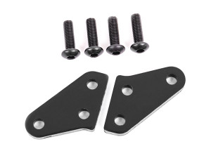 Steering block arms (aluminum, dark titanium-anodized) (2) (fits #9635 series & 9637 series steering blocks) Steering block arms (aluminum, dark titanium-anodized) (2) (fits #9635 series & 9637 series steering blocks)