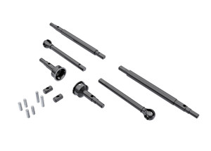 Axle shafts, front (2), rear (2)/ stub axles, front (2) (hardened steel)/ 1.5x7.8mm pins (2)/ 1.5x6mm pins (4)/ cross pins (2)