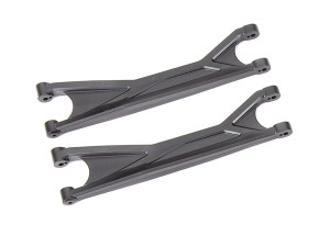 Suspension arms, upper, black (left or right, front or rear) (2) (for use with #7895 X-MaxxÆ WideMaxxÆ suspension kit)