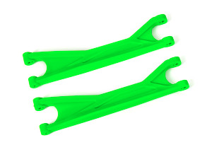 Suspension arms, upper, green (left or right, front or rear) (2) (for use with #7895 X-MaxxÆ WideMaxxÆ suspension kit)