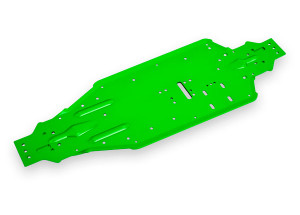 Chassis, SledgeÆ, aluminum (green-anodized)