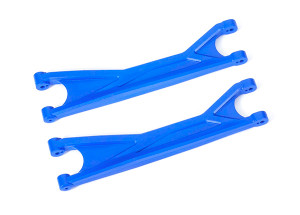 Suspension arms, upper, blue (left or right, front or rear) (2) (for use with #7895 X-MaxxÆ WideMaxxÆ suspension kit)