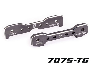 Tie bars, front, 7075-T6 aluminum (dark titanium-anodized) (fits SledgeÆ)