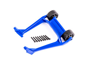 Wheelie bar, blue (assembled)/ 3x20 CS (8)
