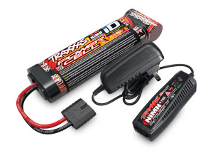 Battery/charger completer pack (includes #2969 2-amp NiMH peak detecting AC charger (1), #2923X 3000mAh 8.4V 7-cell NiMH iDÆ battery (1)) Battery/charger completer pack (includes #2969 2-amp NiMH peak detecting AC charger (1), #2923X 3000mAh 8.4V 7-cell NiMH iDÆ battery (1))