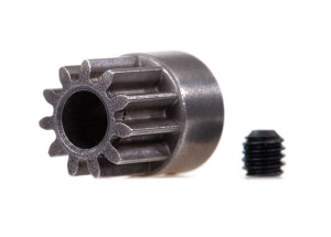 Gear, 11-T pinion (0.8 metric pitch, compatible with 32-pitch) (fits 5mm shaft)/ set screw