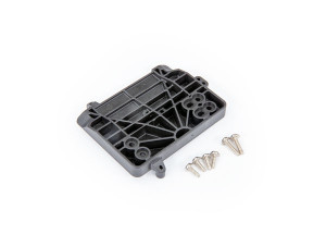 Mounting plate, electronic speed control/receiver box (for installation of XL-5/VXL and waterproof receiver box into StampedeÆ) Mounting plate, electronic speed control/receiver box (for installation of XL-5/VXL and waterproof receiver box into StampedeÆ)