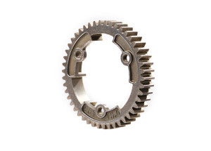Spur gear, 46-tooth, steel (wide-face, 1.0 metric pitch) Spur gear, 46-tooth, steel (wide-face, 1.0 metric pitch)