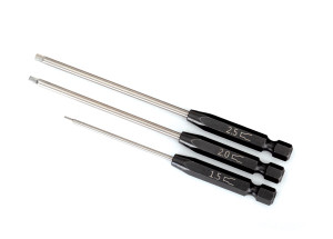 Speed Bit Set, hex driver, 3-piece straight (1.5mm, 2.0mm, 2.5mm), 1/4" drive Speed Bit Set, hex driver, 3-piece straight (1.5mm, 2.0mm, 2.5mm), 1/4" drive