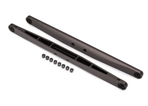 Trailing arm, aluminum (dark titanium anodized) (2) (assembled with hollow balls)