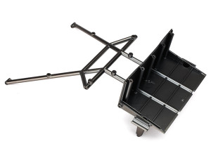 Tube chassis, center section, rear (satin black chrome-plated)