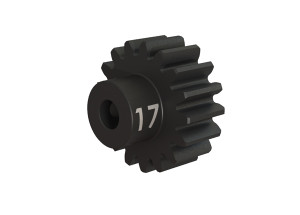 Gear, 17-T pinion (32-p), heavy duty (machined, hardened steel) (fits 3mm shaft)/ set screw