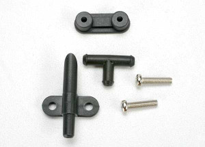 Water pick-up, backing plate, tee-fitting and (2) 3x12 RM stainless screws