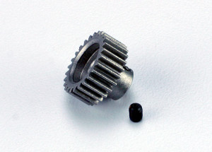 Gear, 26-T pinion (48-pitch) (fits 3mm shaft)/ set screw