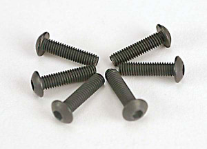 Screws, 3x12mm button-head machine (hex drive) (6) Screws, 3x12mm button-head machine (hex drive) (6)