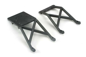 Skid plates, front & rear (black) 3623