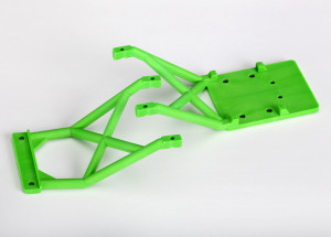 Skid plates, front & rear (green) 3623A