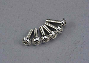 Screws, 3x12mm washerhead machine (6)
