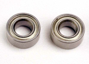 Ball bearings (5x10x4mm) (2) (metal shielded, for clutch bell)