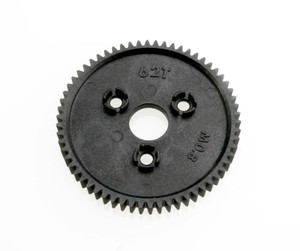 Spur gear, 62-tooth (0.8 metric pitch, compatible with 32-pitch) Spur gear, 62-tooth (0.8 metric pitch, compatible with 32-pitch)