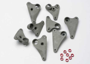 Rocker arm set, progressive-2 (90-T)/ spacers (red aluminum) (8) Rocker arm set, progressive-2 (90-T)/ spacers (red aluminum) (8)