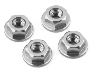 175RC Yokomo YZ-2 DTM 3.1 Aluminum Serrated Wheel Nuts (Silver) 175RC Yokomo YZ-2 DTM 3.1 Aluminum Serrated Wheel Nuts (Silver)