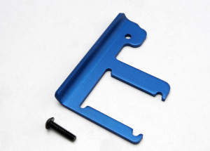 Chassis Brace, RevoÆ (3mm 6061-T6 aluminum) (blue-anodized)/ 4x16mm BCS