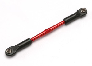 Turnbuckle, aluminum (red-anodized), front toe link, 61mm (1) (assembled with rod ends and hollow balls)(see part 5539X for complete set of JatoÆ aluminum turnbuckles)