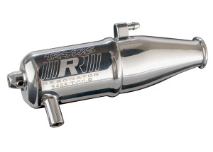 Tuned pipe, ResonatorÆ, R.O.A.R. legal (dual-chamber, enhances mid to high-rpm power) (for JatoÆ, N. RustlerÆ, N. 4-TecÆ with TRXÆ Racing Engines)