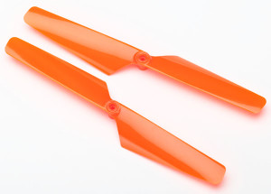 Rotor blade set, orange†(2)/ 1.6x5mm BCS†(2)