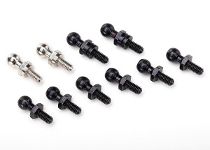 Pivot balls: black (6), silver (2), black (long) (2)