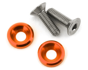 175RC 3x10mm Titanium Motor Screws (Orange) (2) 175RC 3x10mm Titanium Motor Screws (Orange) (2)