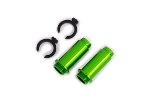 Body, GTM shock, 6061-T6 aluminum (green-anodized) (includes spring pre-load spacers) (2) Body, GTM shock, 6061-T6 aluminum (green-anodized) (includes spring pre-load spacers) (2)